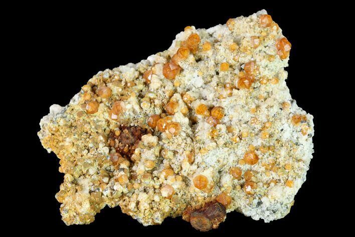 Spessartine Garnet Cluster on Feldspar - China #146683